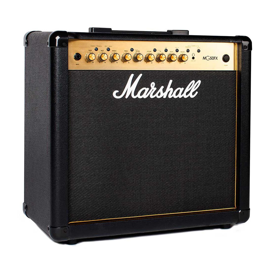 Гитарные комбо MARSHALL MG50GFX, цвет черный/золотистый, размер 12