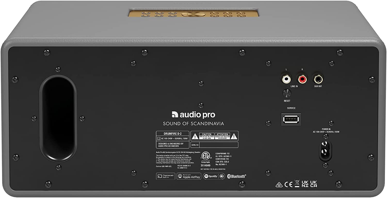 Беспроводная акустика Audio Pro Drumfire D-2 Grey, цвет серый, размер 1 - фото 7