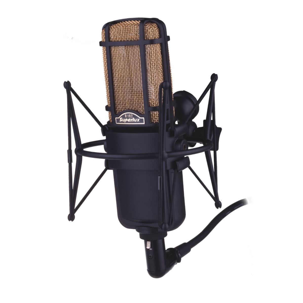 Ручные микрофоны Superlux R102 MKII беспроводной микрофон для записи пения светодиодные фонари ручные микрофоны bt
