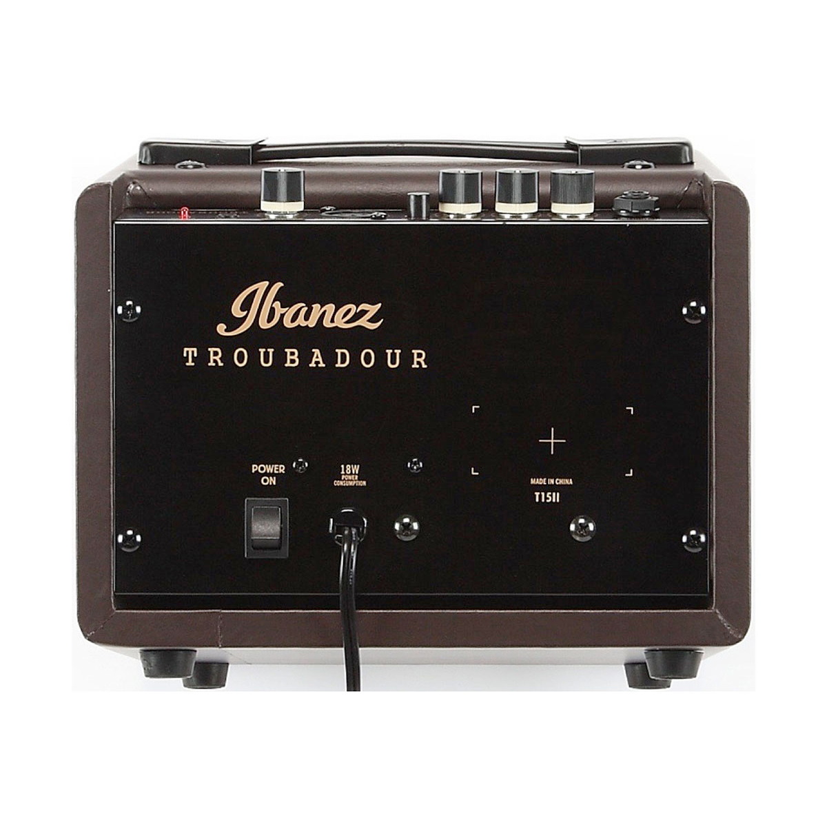 Гитарные усилители Ibanez T15II TROUBADOUR ACOUSTIC AMPLIFIER, цвет черный/коричневый, размер 6 - фото 4