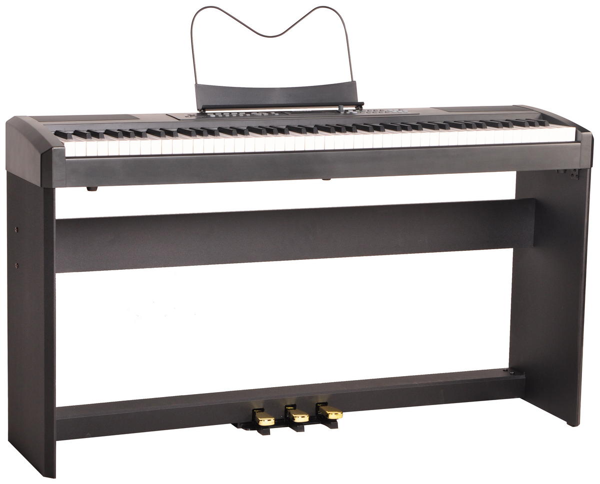 Цифровые пианино Ringway RP-35 B музыкальное пианино звуковые и световые эффекты работает от батареек