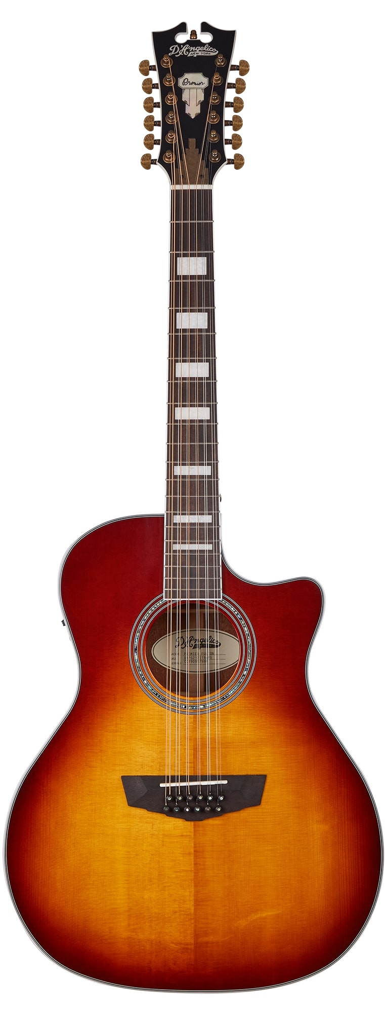Электроакустические гитары D'Angelico Premier Fulton ITB электроакустические гитары d angelico premier fulton ls ms 12 стр