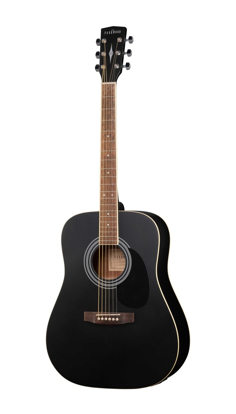 Электроакустические гитары Parkwood W81E-WBAG-BKS (чехол в комплекте) cherub gt 4 g tone 3 полосный эквалайзер эквалайзер предусилитель для акустической гитары пьезодатчик светодиодный тюнер