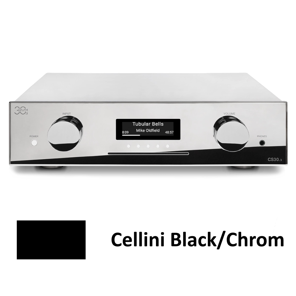CD ресиверы AVM CS 30.3 Cellini Black/Chrom av ресиверы onkyo tx sr494 b dab