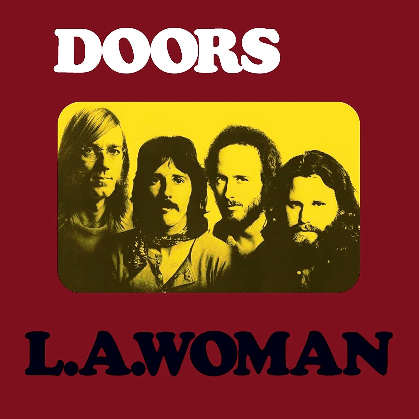 Рок Rhino Records DOORS - L A WOMAN (LP) stained window wolf men s casual comfort shirt party street vacation spring summer lapel long sleeve shirt