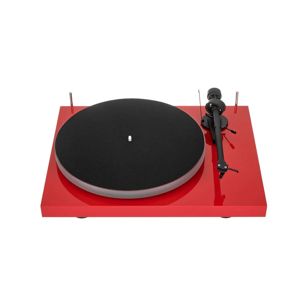 Проигрыватели винила Pro-Ject DEBUT III DC ESPRIT RED OM10 проигрыватели винила pro ject debut carbon evo 2m red satin yellow