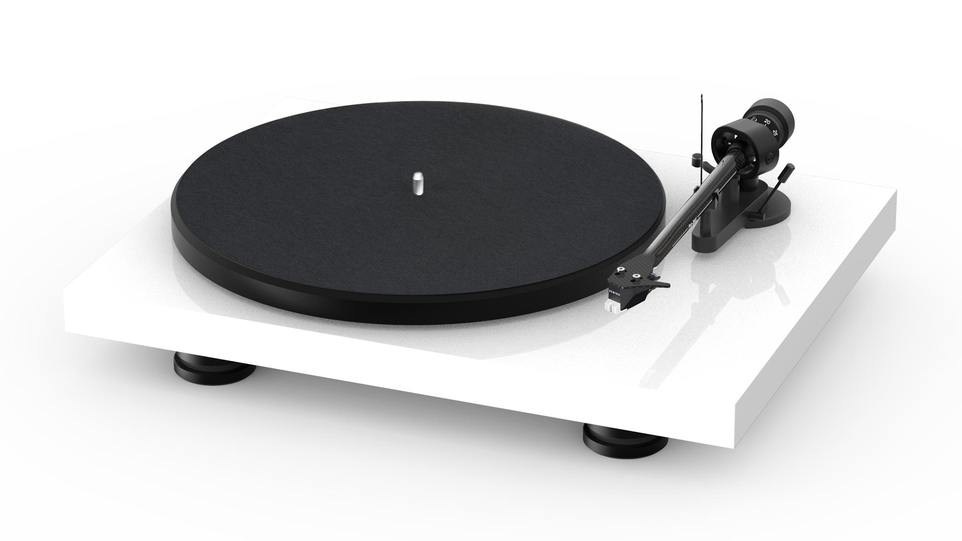 Проигрыватели винила Pro-Ject DEBUT CARBON EVO (2M Red) High Gloss White