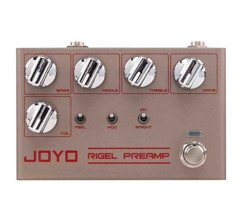 Процессоры эффектов и педали для гитары Joyo R-24 Rigel Preamp гитарная педаль эффектов aural dream true modulation 8 режимов звука