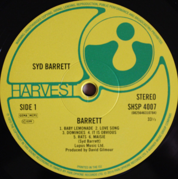 Рок PLG Syd Barrett Barrett (Black Vinyl) - фото 4