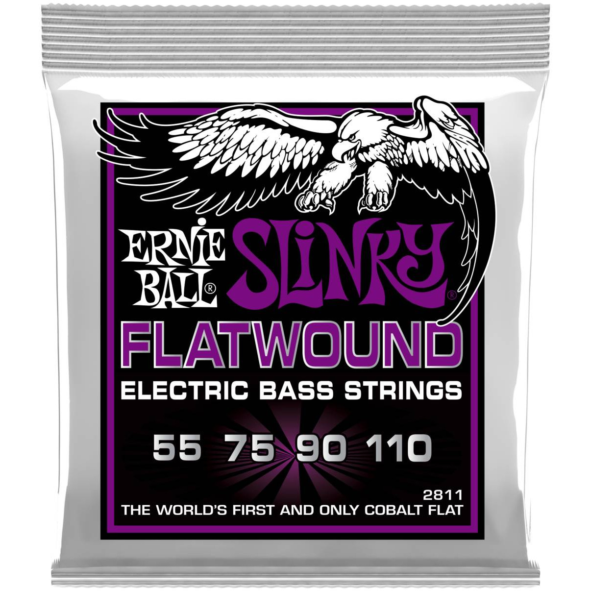Струны Ernie Ball 2811 Slinky Flatwound Bass струны ernie ball 2070 earthwood acoustic bass