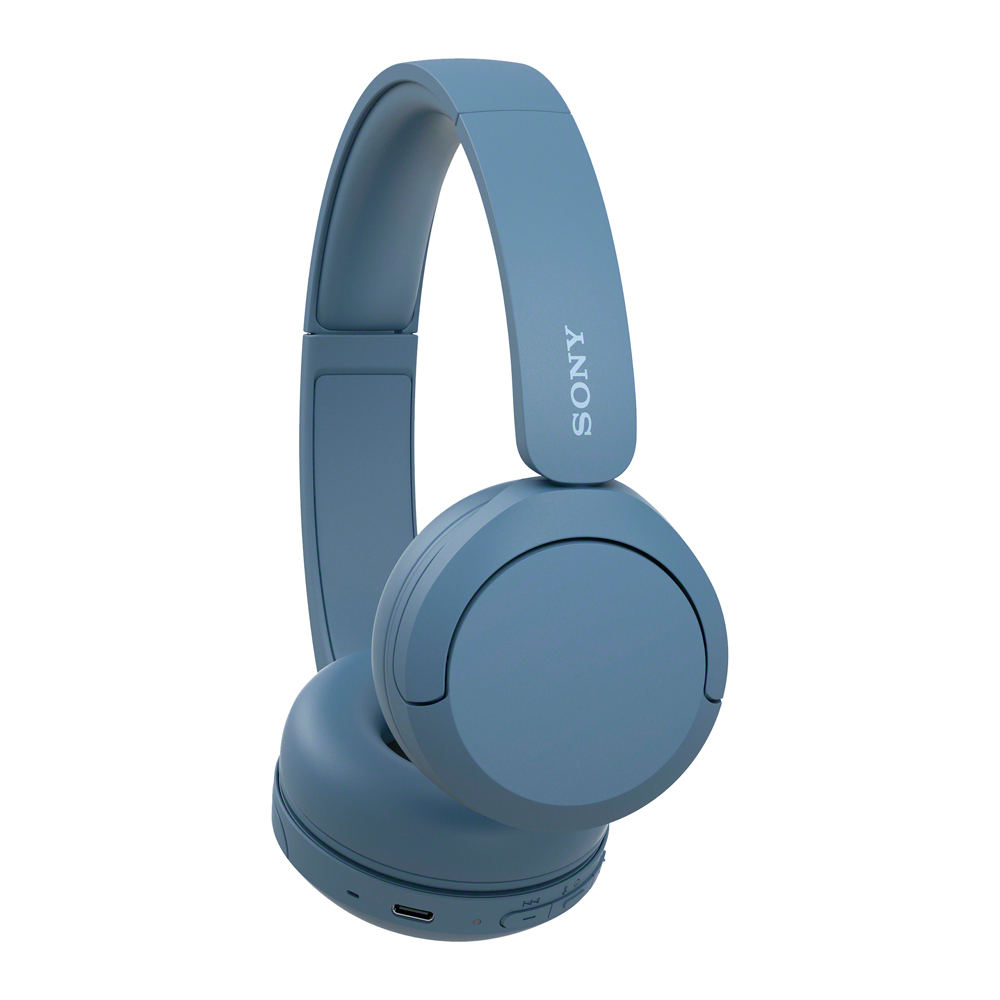 Накладные Sony WH-CH520 Blue bluetooth гарнитура sony wh ch520 голубой